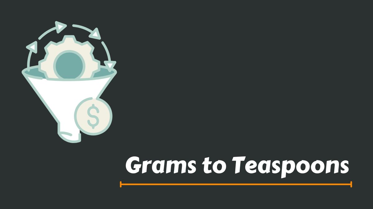 grams-to-teaspoons-converter